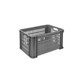 multi-purpose stacking container • grey | 52 ltr | walls|bottom coarsly perforated product photo