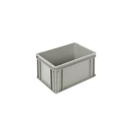 stackable container COMFORT LINE Euronorm PP grey closed 20 ltr | 400 mm x 300 mm H 220 mm product photo