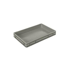 stackable container COMFORT LINE grey | 600 mm x 400 mm x 70 mm product photo