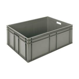 stackable container COMFORT LINE H 315 mm PE grey reinforced smooth bottom closed product photo
