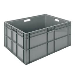 stackable container COMFORT LINE H 410 mm PE grey reinforced smooth bottom closed product photo