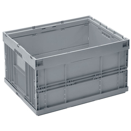 collapsible box Euronorm grey 169 ltr | 800 mm x 600 mm H 450 mm product photo