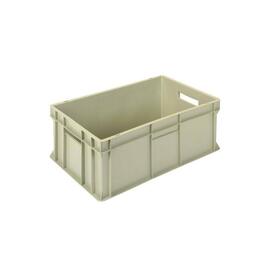 stackable container GOLD LINE H 240 mm HDPE beige extra reinforced bottom Walls closed product photo
