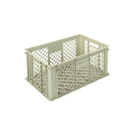 stackable container GOLD LINE H 290 mm HDPE beige extra reinforced bottom perforated walls product photo