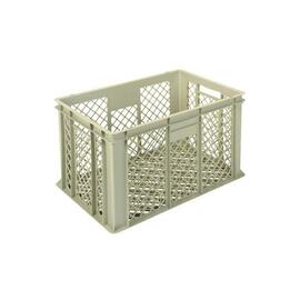 stackable container GOLD LINE H 350 mm HDPE beige extra reinforced bottom perforated walls product photo