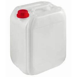 canister HDPE white red 10 ltr 220 mm  x 140 mm  H 305 mm product photo  S