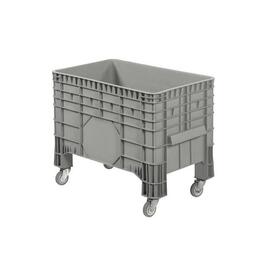 big universal container 285 ltr HDPE grey 4 castors product photo