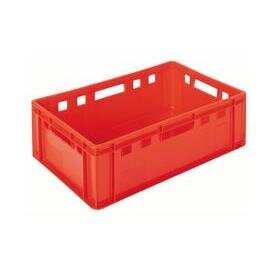 meat container HDPE red 38 ltr  | 600 mm  x 400 mm  H 200 mm product photo