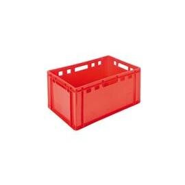 meat container HDPE red 58 ltr  | 600 mm  x 400 mm  H 300 mm product photo