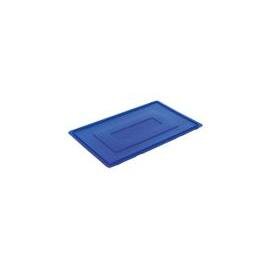 PB-ED-C_blau Deckel, HDPE, blau, 600 x 400 mm, lose, ohne Scharnier, Gewicht 900 g product photo