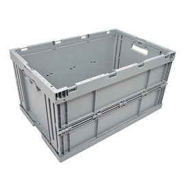 collapsible box Euronorm grey 59 ltr | 600 mm x 400 mm H 320 mm product photo