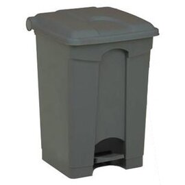 pedal bin 45 ltr plastic grey with pedal  L 410 mm  B 398 mm  H 600 mm product photo