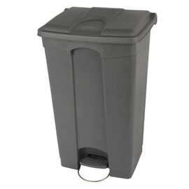 pedal bin 110 ltr plastic grey with pedal  L 500 mm  B 412 mm  H 820 mm product photo