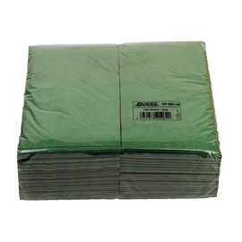 dinner napkins cellulose green 2 ply 1/8 head fold 400 mm x 400 mm | 14 x 100 pieces product photo