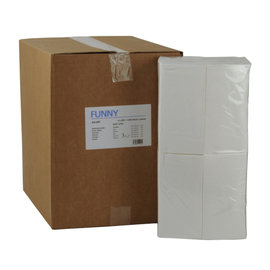 dinner napkins cellulose white 3 ply 1/8 fold 400 mm x 400 mm | 8 x 200 pieces product photo
