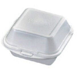 hamburger boxes disposable white foamed 125 mm  x 125 mm product photo