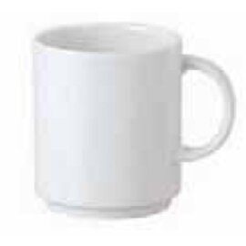 mug OMNIA with handle 250 ml porcelain white product photo