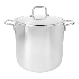 Cooking pot 32 ltr stainless steel with lid | suitable for induction | base Ø 320 mm product photo