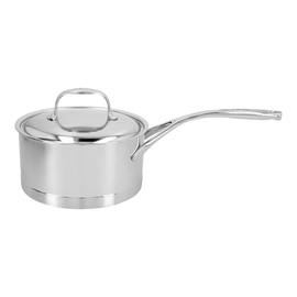 sauepan 2.2 ltr stainless steel with lid | suitable for induction Ø 180 mm product photo