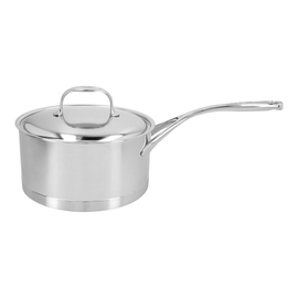 sauepan 3 ltr stainless steel with lid | suitable for induction Ø 200 mm product photo