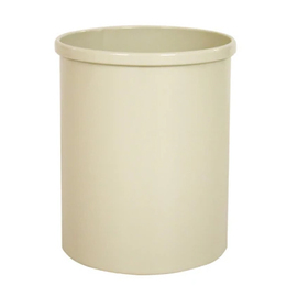 wastepaper basket metal white round 15 ltr H 305 mm product photo