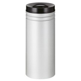 wastepaper basket 50 ltr metal black aperture fire-extinguishing Ø 295 mm  H 725 mm product photo