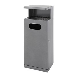 ashtray litter bin anthracite rectangular incl. inner bin product photo