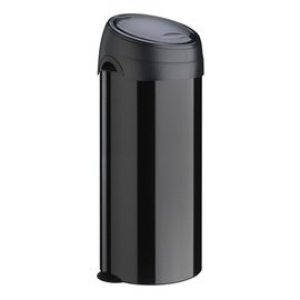 waste container 40 ltr metal black touch lid Ø 320 mm  H 730 mm product photo