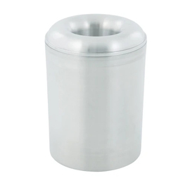 wastepaper basket fire-extinguishing 13 ltr aluminium round H 302 mm product photo