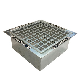 bottom ashtray THE DROPPIT Basic L incl. key | 450 mm x 450 mm H 185 mm product photo