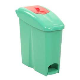 sanitary pedal bin Binny 17 | 17 ltr plastic green product photo