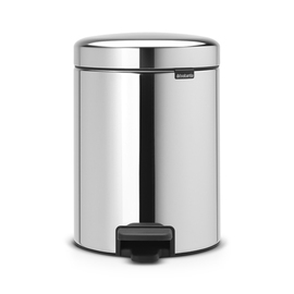pedal bin NewIcon 5 ltr stainless steel shiny product photo
