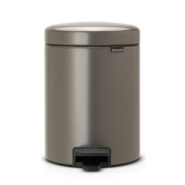 pedal bin NewIcon 5 ltr platinum coloured product photo