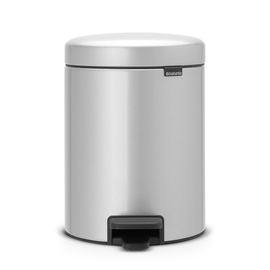 pedal bin NewIcon 5 ltr grey metallic product photo