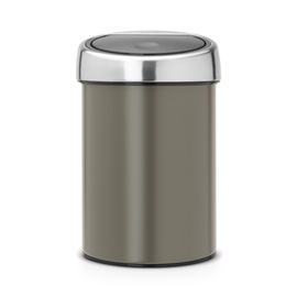 wall bin Touch Bin 3 ltr platinum coloured product photo