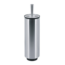 toilet brush with holder stainless steel matt product photo