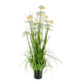 artificial plant ornamental grass 'pom pom' H 1500 mm product photo