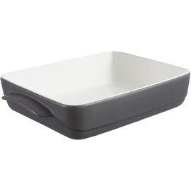 &quot;Wavestone&quot; roasting pan, square, earthenware, gray, capacity: 270 cl, 243 x 243 mm, width with handles 280 mm, H 65 mm, 1852 g product photo