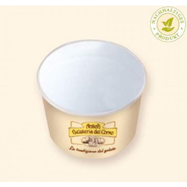 sundae dish Antica Gelateria del Corso 160 ml paperboard cream white with lettering product photo