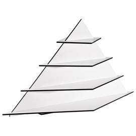cake pyramide plastic | 4 shelves | 970 mm x 300 mm H 450 mm product photo