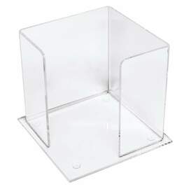 napkin box transparent 145 mm W 145 mm H 130 mm product photo