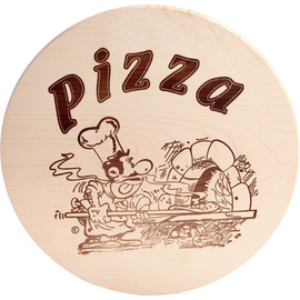 pizza plate wood round  Ø 380 mm product photo