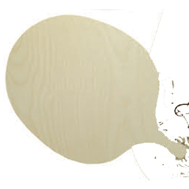 Tarte flambée board with handle | 510 mm x 300 mm product photo