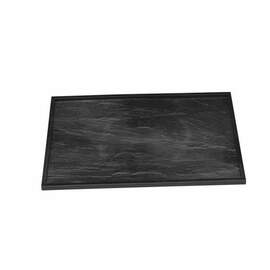 buffet tray plastic black L 380 mm W 270 mm product photo