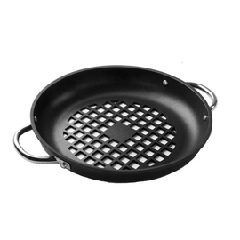 paella pan perforated aluminium | stainless steel handles  Ø 320 mm product photo