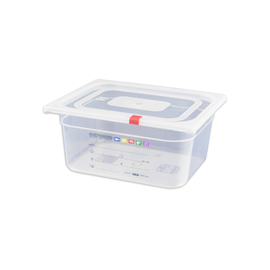 GN container GN 1/2 polypropylene with IML-HACCP label H 150 mm product photo