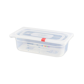 GN container GN 1/3 polypropylene with IML-HACCP label H 100 mm product photo