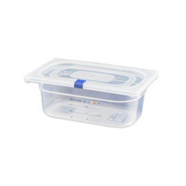 GN container GN 1/4 polypropylene with IML-HACCP label H 100 mm product photo