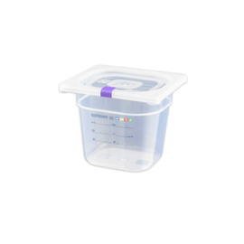 GN container GN 1/6 polypropylene with IML-HACCP label H 150 mm product photo