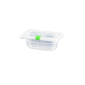 GN container GN 1/9 polypropylene with IML-HACCP label H 65 mm product photo